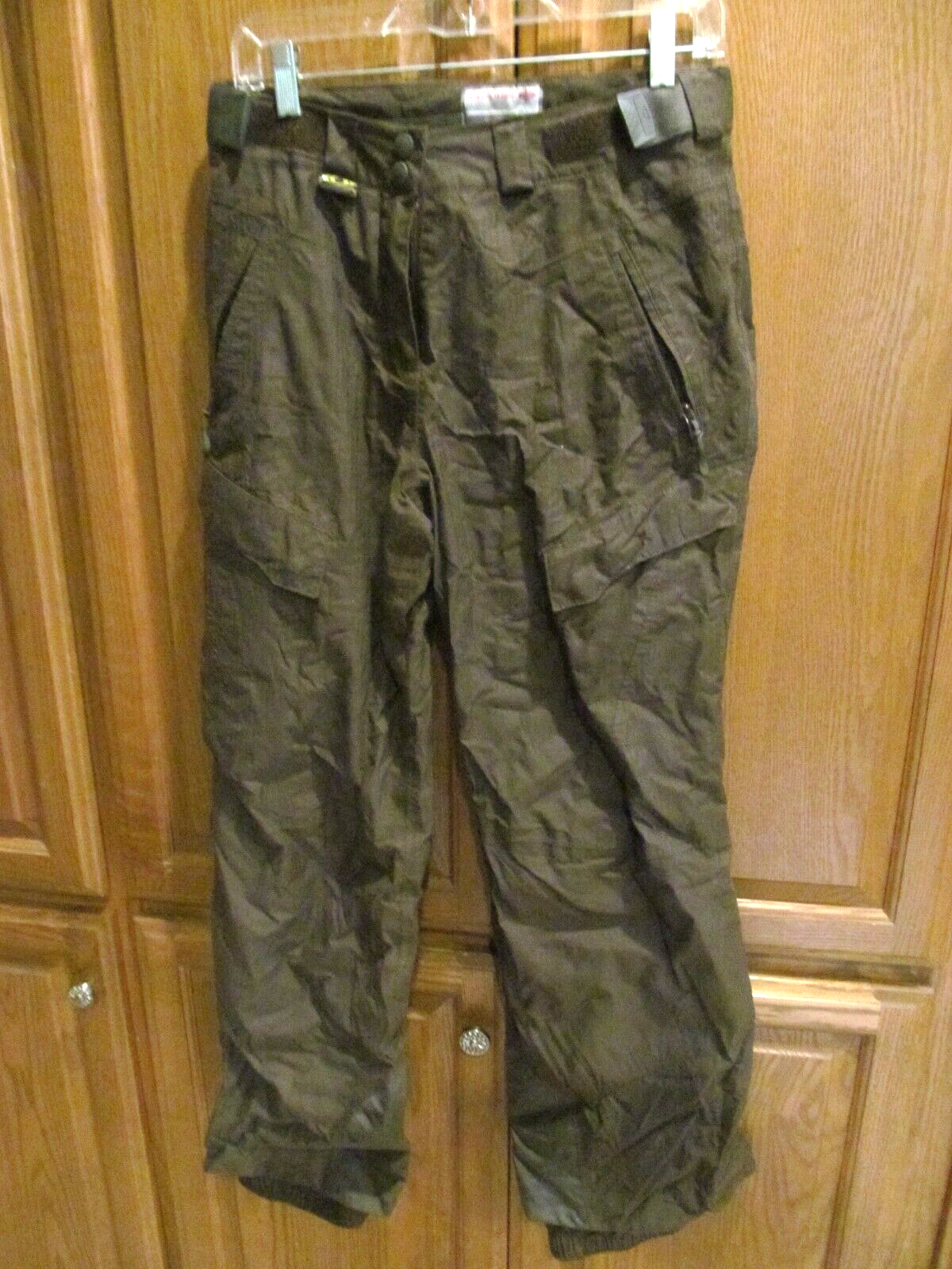 *Salomon Pantaloni da sci isolati taglia 6 donna MARRONI