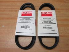 Dayton 1A096P V-Belt A49, 1A096 Pack of 2 