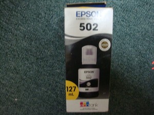 Genuine Epson 502 Black Ink Refill / 127ml / Exp: 2023 | eBay