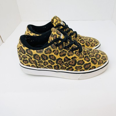 leopard print heelys