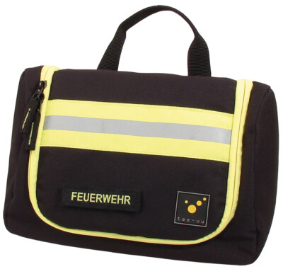 TEE-UU HERO Waschbeutel für Feuerwehr Lehrgang Reise Tasche Waschtasche KatS SEG