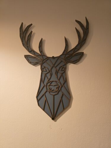 Large Wooden 3D Geometry Metatrons Cube Wall Door Hanging Plaque Ready to Paint - Picture 7 of 11