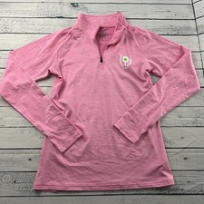 Pickleball 1965 1/4 Zip Pullover Athletic Jacket Women's Small Pink