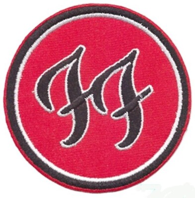 FOO FIGHTERS IRON ON PATCH band logo punk rock nirvana grunge dave grohl