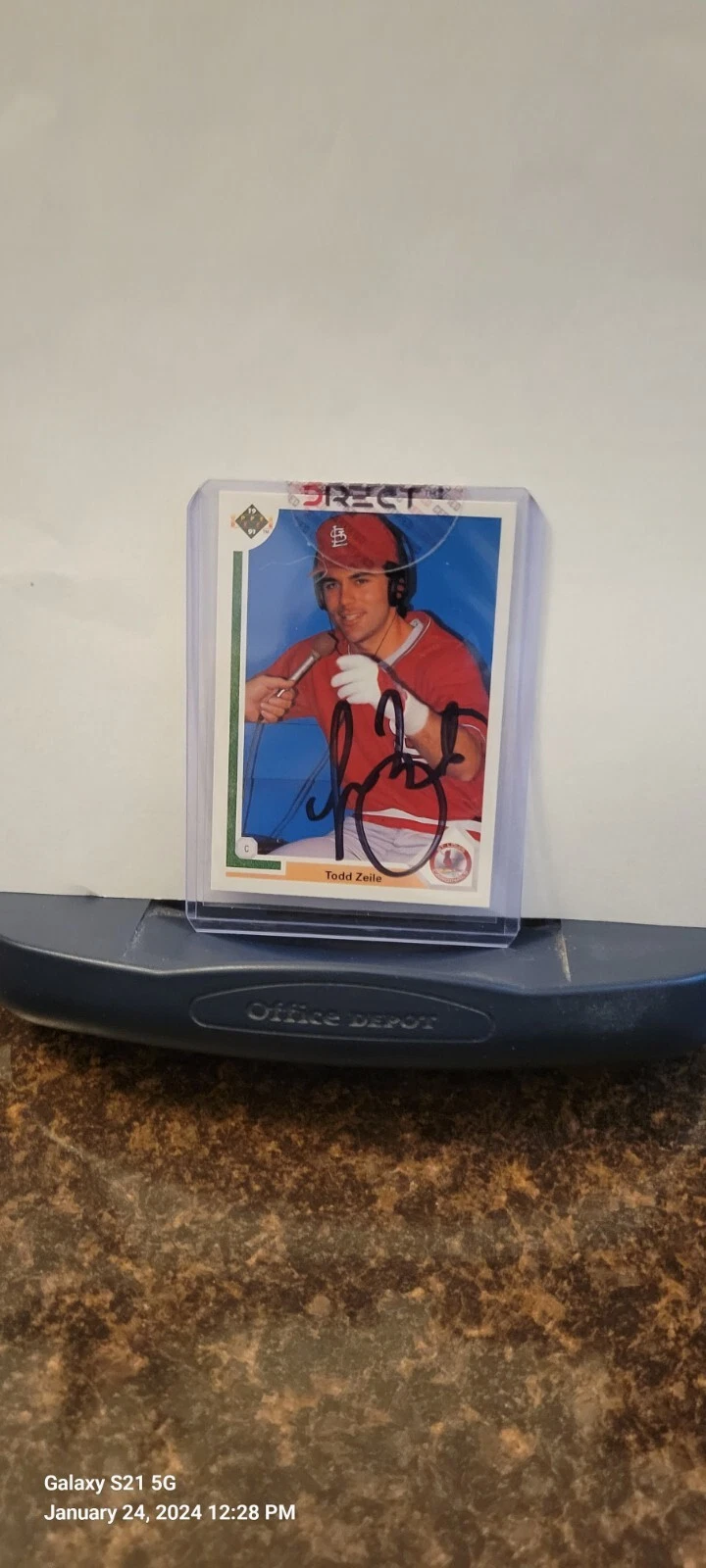 Todd Zeile 1991 Upper Deck Baseball Card 164 St. Louis Cardinals