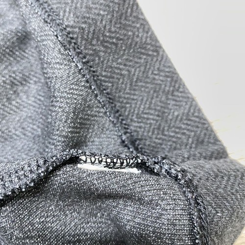 GAP Pleated Short Sleeve Black Herringbone A-Line Dress Girl's Size Large (10) - Picture 7 of 8