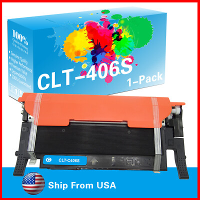 CLT-406S CLT-C406S Toner Cartridge for C460 CLX-3305FW Printer (1PK,Cyan)