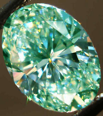 13.30 Ct Fancy Ice Blue Color Oval Loose Moissanite Diamond For Rings/Earrings