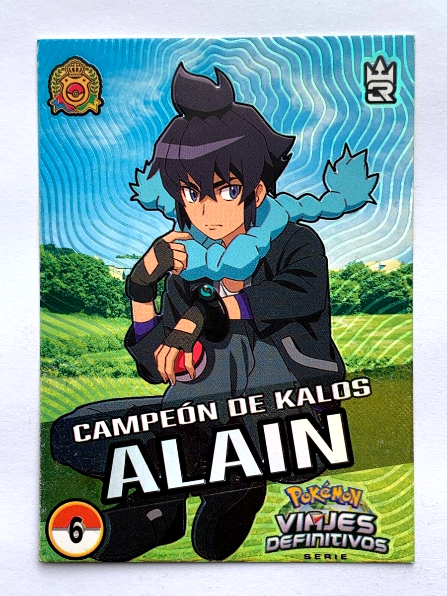 alain pokemon card CARD POKEMON MASTER JOURNEYS 3R #E06 ALAIN 2023 TCG Foil Variant