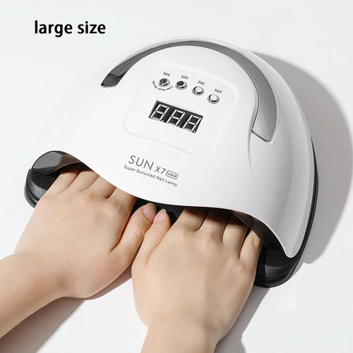 UV LED Nagel Lampe 220W Trockner Gel Politur Licht Maniküre Salon Aushärtung SUN X7 Max - Bild 9 von 12
