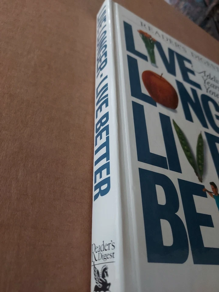 Vintage 1995 Book "Live Longer Live Better" by Reader's Digest Foto 2 de 4