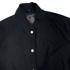 Fahrenheit Outerwear Snap Up Lined Jacket Men 3XL Black