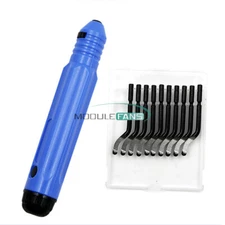 Manual Deburring Trimming Scraper Chamfering and Trimming Tool Set 10x Blades