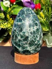 Large Green Apatite Stone Egg Noen Crystal Apetite Crystal For Throat Chakra