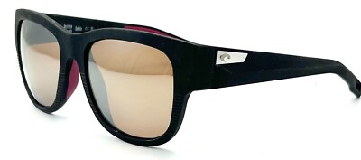 NEW COSTA DEL MAR 06S9084-0355 BLACK AUTHENTIC POLARIZED SUNGLASSES 55-19 139