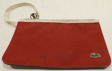 Bel Roter Lacoste Pz Sacchi Vacuum / Cosmetici, Borse da Toilette Con Zip