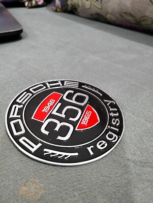 fit for PORSCHE BADGE VINTAGE EMBLEM 356/356A/356B/356C/356SC