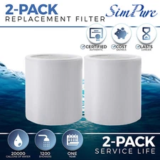 2Pack 15Stage Showerhead Water Filter Universal Cartridges for Showerhead House