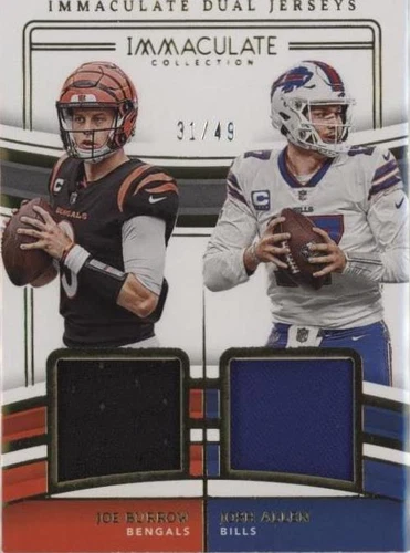 2023 Panini Immaculate Collection Joe Burrow Josh Allen #IDJ-JBJA