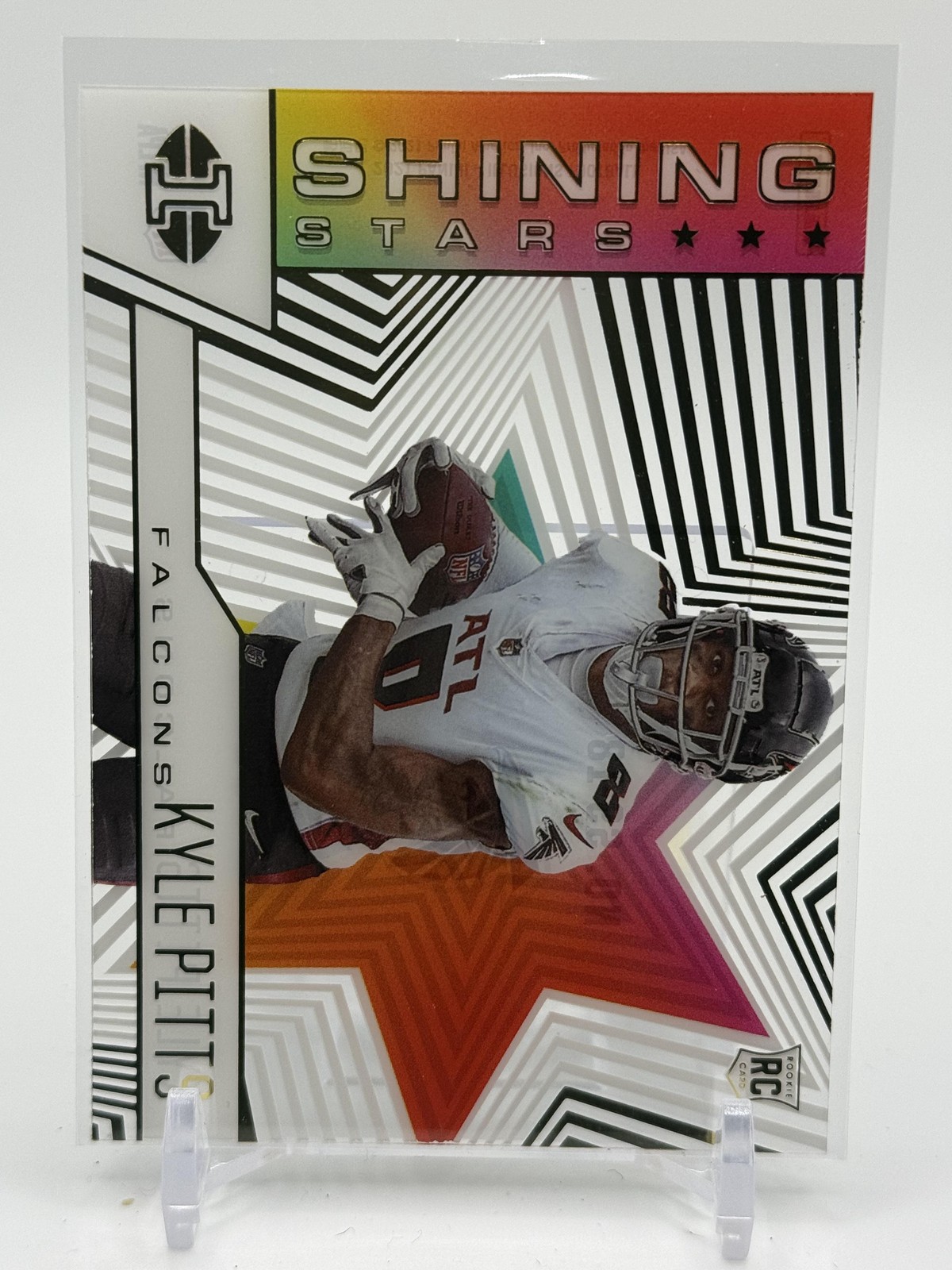 Kyle Pitts 2021 Panini Illusions #SS-18 Shining Stars Rookie RC Atlanta Falcons