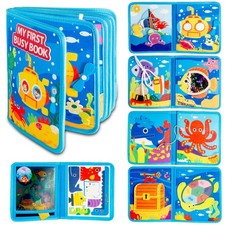 Montessori Busy Book for Toddlers, Educational Sensory Activity Book with Lif...