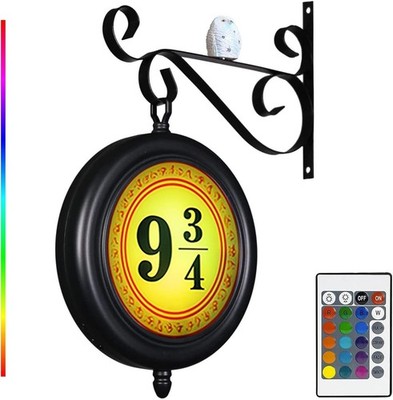 New Harry Potter Hanging 9 3/4 Night Light Wall Light Decoration Lamp