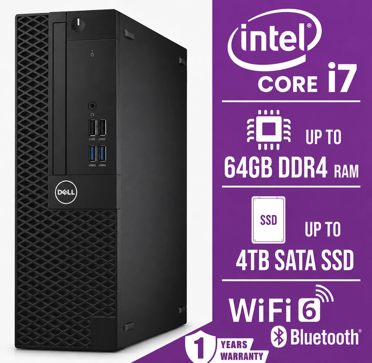 Dell Intel Core i7 6th Gen PC Desktops & All-In-Ones for sale | eBay