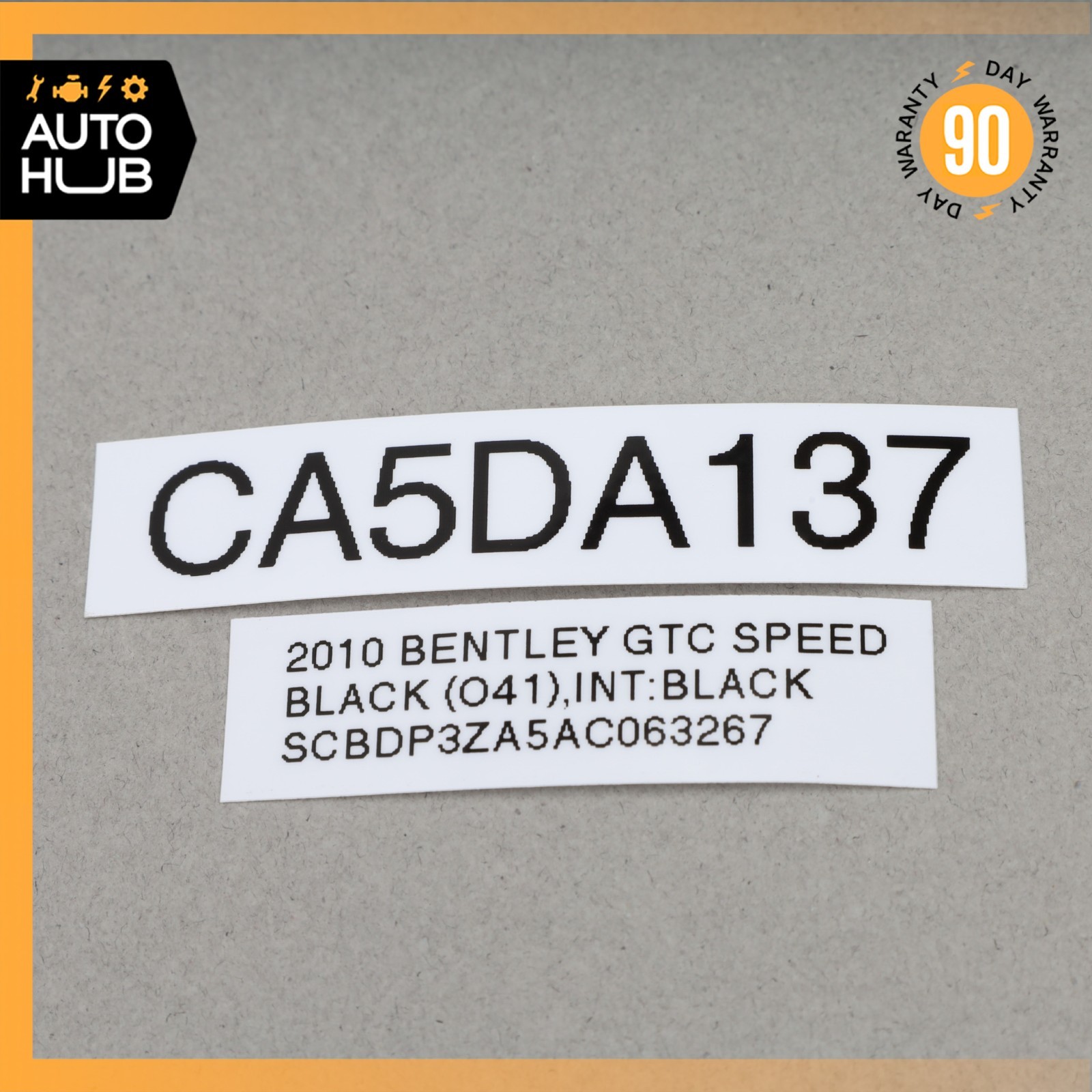 Bentley Continental GTC Left Side Trunk Cover Panel Trim Carpet Black OEM