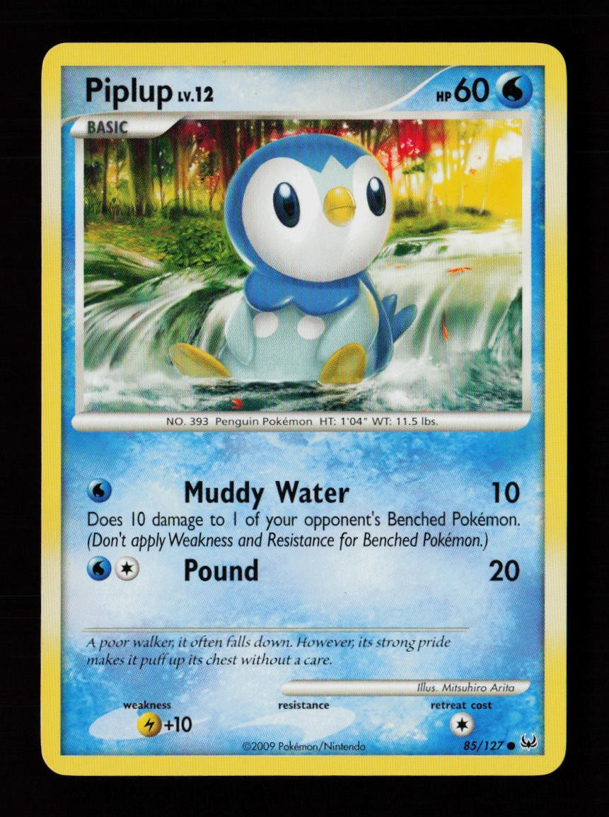 Piplup 85/127 Common Platinum Pokemon Cards