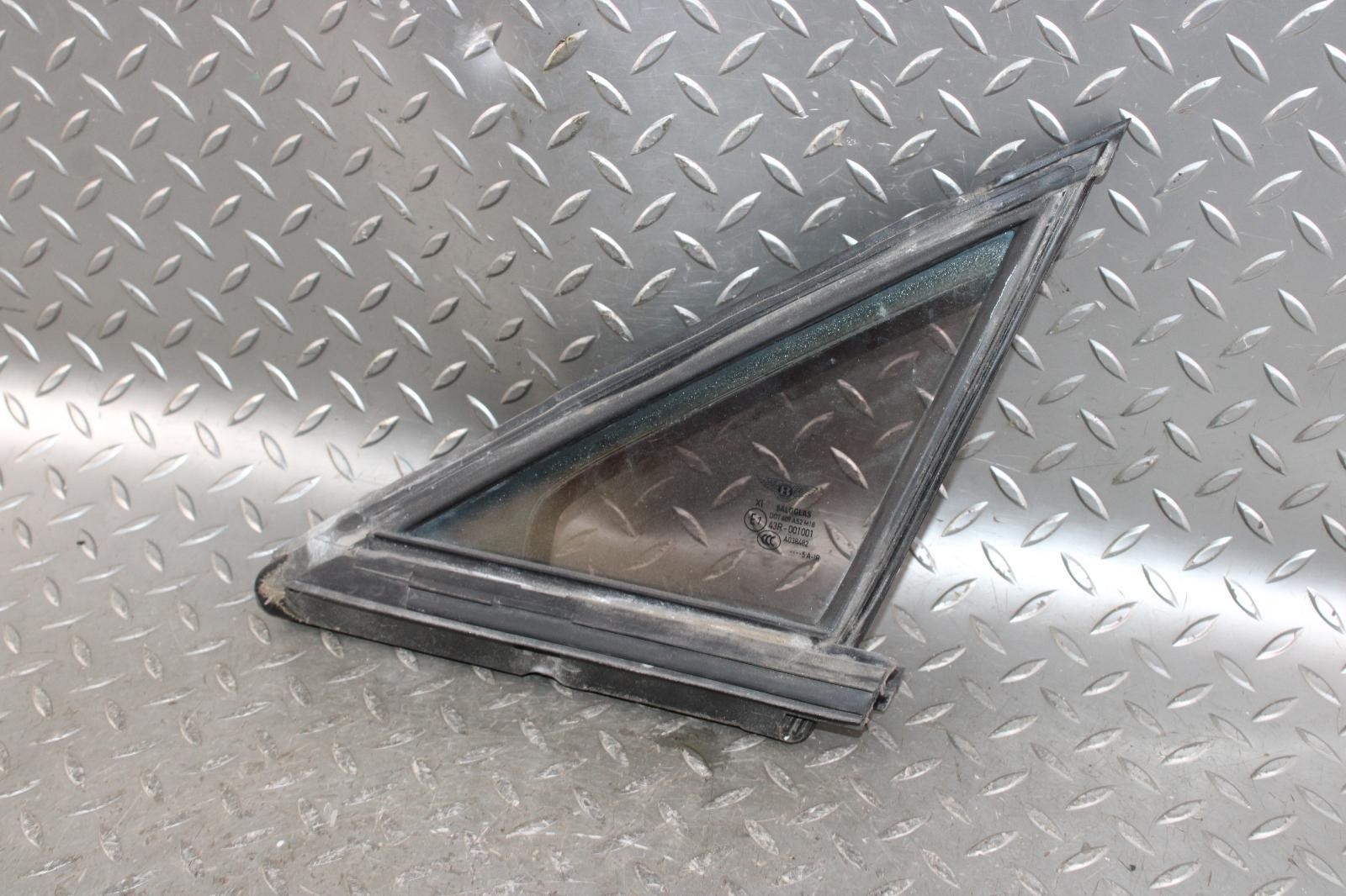 14-18 Flying Spur Front Driver Side Left LH Quarter Window Glass OEM Factory WTY
