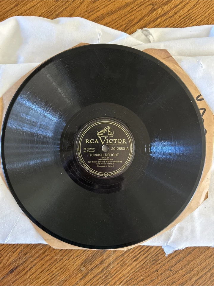 RAY NOBLE 78RPM VICTOR 20-2880-TURKISH DELIGHT- Recorded In Europe- Reissued Foto 2 de 4