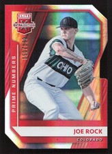 2021 Panini Elite Extra Edition Joe Rock Prime Numbers C Die Cut #/199 #68 Card