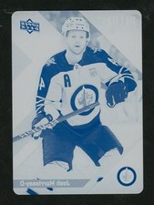 2024 Upper Deck Allure #71 Josh Morrissey Cyan Printing Plate