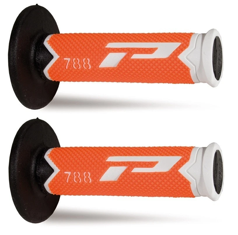Progrip 794 Maniglie IN Gomma Arancione 22mm Moto Cross - Foto 9