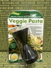 Veggie Pasta Vegetable Spiral Cutter Dual Stainless Steel Blade Cutter-Brand New
