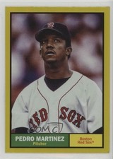 2024 Topps Archives 1961 Topps Yellow Foilboard Pedro Martinez #14 HOF 0s69