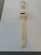 Oxylane - White square rubber digital sports watch - Untested