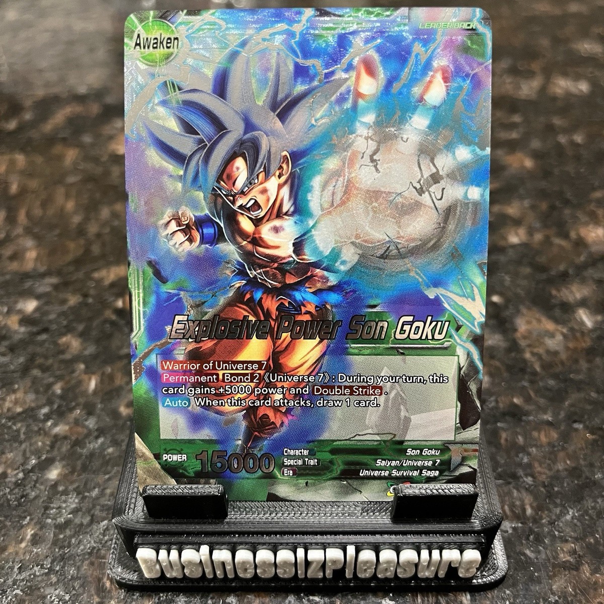 Explosive Power Son Goku EX03-13 Leader Foil Dragon Ball Super