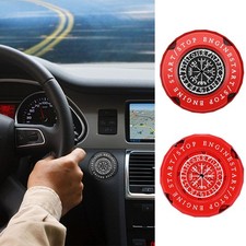 Push Start Button Cover Metal Anti-scratch Rotary Engine Start Stop Button Cover