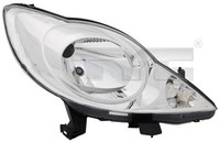 Tyc 20-11607-15-2 Scheinwerfer Rechts FüR Peugeot 107 06.05-12.08