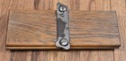 Vintage Wooden Wood Tie Press or Flower Press