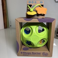 Shape Sorter My First Green Toys 6 Months With Green Twist Teether NIB