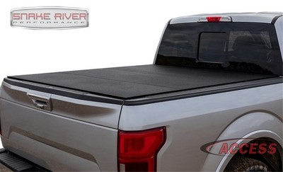 Access LOMAX Tri Fold Hard Tonneau Cover For 17-25 Nissan TITAN 5.5 Bed B3030019