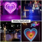 LED Strip Light Clips for 6x12mm Neon RGB Light Cable Ribbon, One Hole 40pcs
