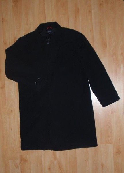Men Gant Trench Coat Black M