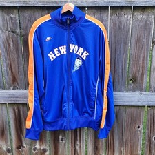 Rare Nike New York Mets “New York” Track Jacket XXL (S1RGP) Mr. Met Patch
