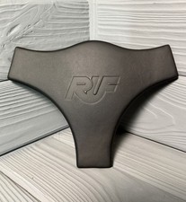 Italvolanti Ruf Logo Steering Wheel Central Part Genuine Leather Italvolanti Ruf Logo Steering Wheel Central Part Genuine Leather