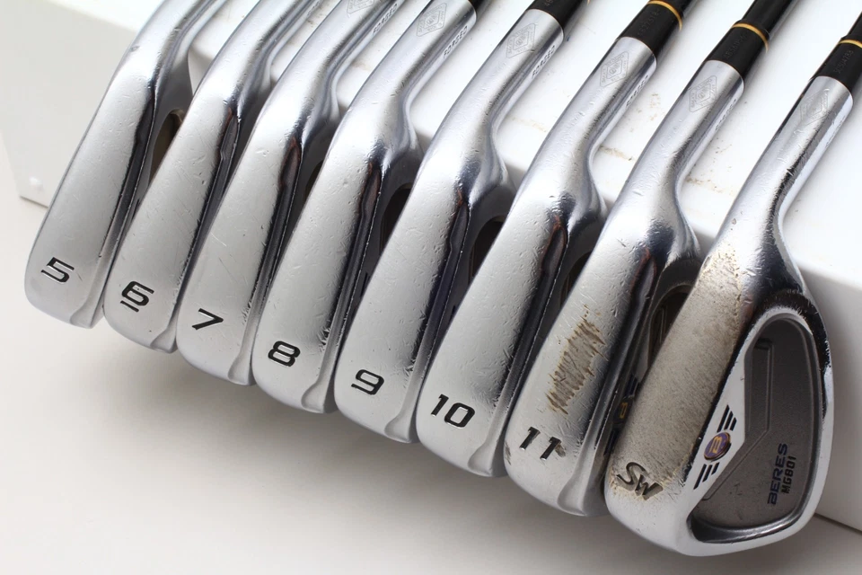 8Pcs HONMA BERES MG801 2S Iron set 5-6-7-8-9-10-11-SW Regular Flex ARMRQ B54 RH - Image 4 of 4