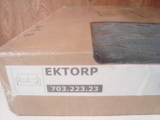 IKEA EKTORP Cover for Ektorp Loveseat 2-seat Sofa NORDVALLA Dark GRAY 703.223.23