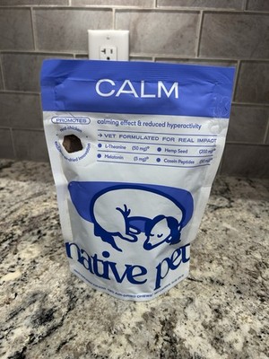 Native Pet Calm Air-Dried Chews Calming Supplement for Dogs